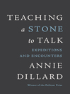 Cover image for Teaching a Stone to Talk